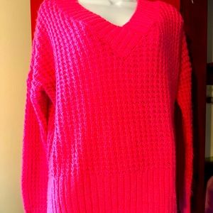 Hollister pink sweater small